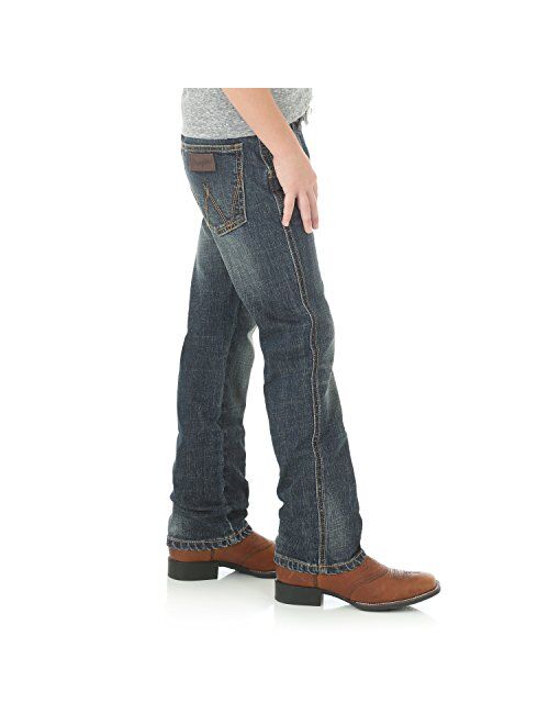 Wrangler Boys' Big Retro Slim Fit Straight Leg Jean