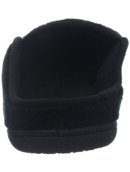 isotoner Men's Terry Slip On Clog Slipper with Memory Foam for Indoor/Outdoor Comfort