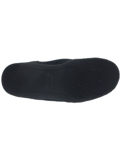 isotoner Men's Terry Slip On Clog Slipper with Memory Foam for Indoor/Outdoor Comfort
