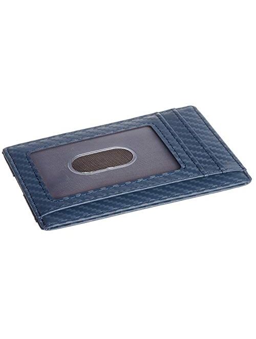 Toughergun RFID Blocking Minimalist Genuine Leather Slim Front Pocket Wallet U