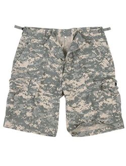 Camooutdoor Men's US Army Combat Cargo Military Shorts Ripstop ACU Digital