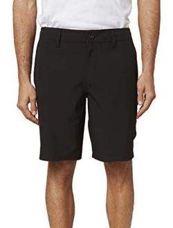 Men's Water Resistant Hybrid Stretch Walk Short, 19 Inch Outseam | Mid-Length Short |