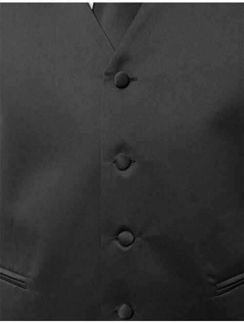 3 Pcs Vest + Tie + Hankie Purple Fashion Men's Formal Dress Suit Waistcoat