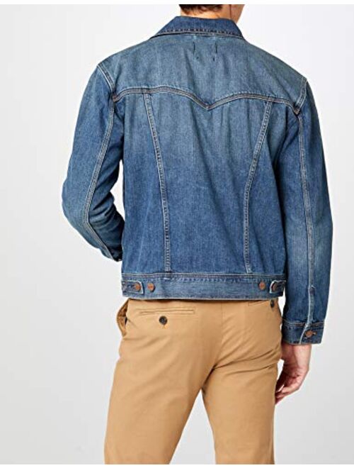 Wrangler Mens Rinsed Denim Jacket