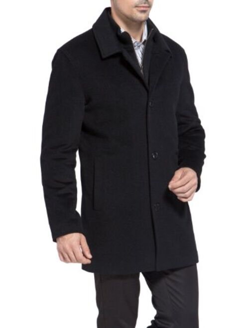 MODERM Men's Justin Cashmere Blend Car Coat (Regular and Big and Tall)