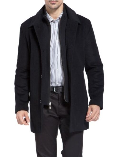 MODERM Men's Justin Cashmere Blend Car Coat (Regular and Big and Tall)