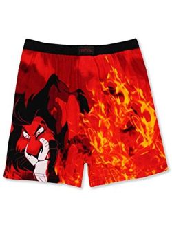 The Lion King Scar Hyenas Mens Briefly Stated Boxer Lounge Shorts