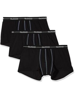 Sloggi Mens 10074006 Start Hipster Boxer Shorts Pack of 3