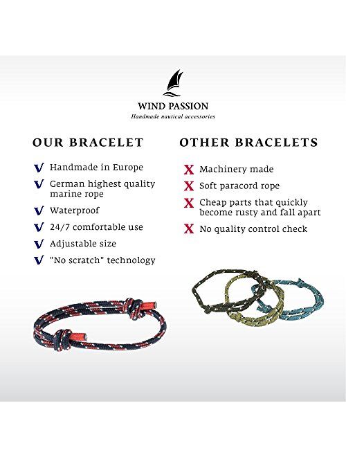 Wind Passion Nautical Braided Bracelet for Stylish Men