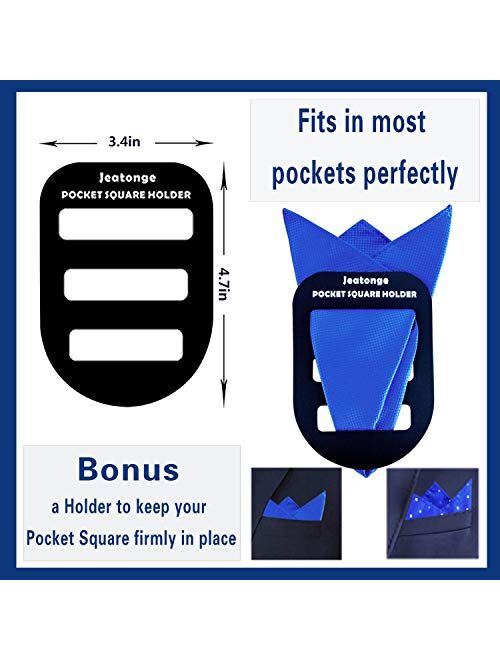 Pocket Squares for Men 20 Pack Mens Pocket Squares handkerchiefs Set Assorted Colors with Gift Box
