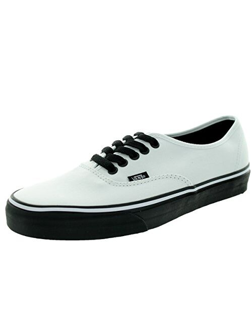 Vans Mens Skate Shoes Authentic (Black Sole) True White