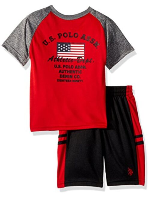 U.S. Polo Assn. Boys' T-Shirt and Mesh Short Set
