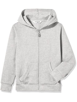 Kids Soft Brushed Fleece Zip-Up Hooded Sweatshirt Hoodie for Boys or Girls 4-12 Years
