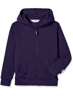 Kids Soft Brushed Fleece Zip-Up Hooded Sweatshirt Hoodie for Boys or Girls 4-12 Years
