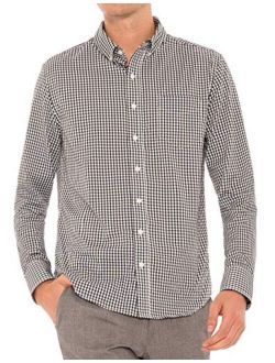 Untucked Shirts for Men Long Sleeve - Dry Fit Untuck Casual Shirt - Slim Fit