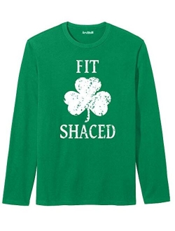 Arvilhill Men's St Patrick's Day Green Long Sleeve Shirt