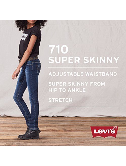Levi's Girls' Toddler 710 Super Skinny Fit Jeans