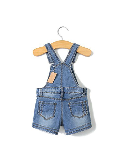 Buy Kidscool Baby Girls/Boys Big Bibs Light Blue Slim Summer Jeans 