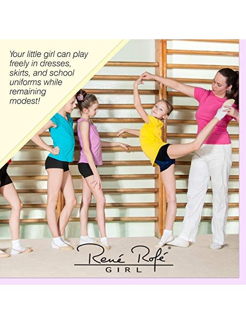 Rene Rofe Girls Under Dress Dance and Bike Short 4 Pack 