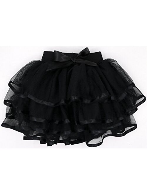 Tortoise & Rabbit Little Girls and Big Girls Tulle Tutu Skirt