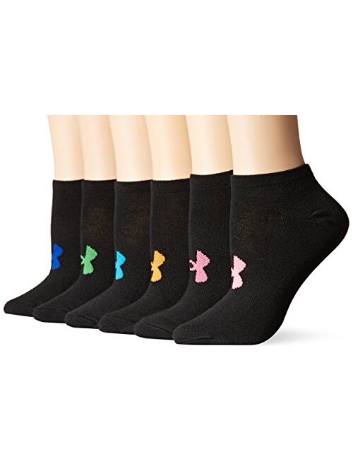 Under Armour Youth Essential No Show Socks, 6-Pairs