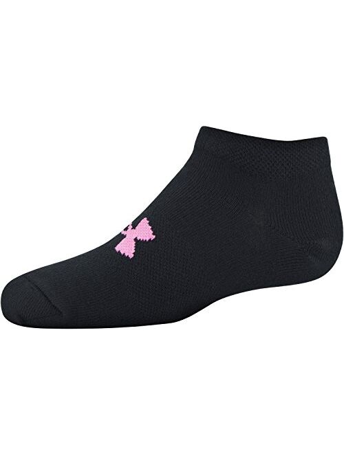 Under Armour Youth Essential No Show Socks, 6-Pairs