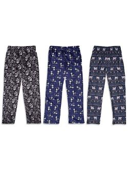 Sleep On It 3-Pack Boys Pajama Pants | Soft Kids Pajama Pants (3 Pack)
