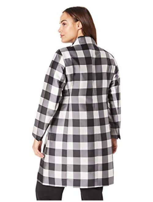 Anne Klein Women's Size Plus Button Front Topper Coat