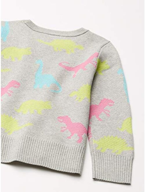 Amazon Brand - Spotted Zebra Girls Pullover Crew Sweaters
