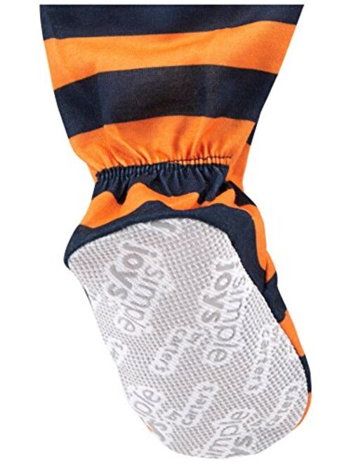 Simple Joys by Carter's Baby and Toddler Boys' 3-Pack Loose Fit Polyester Jersey Footed Pajamas