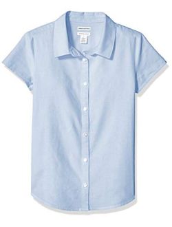 Girl's Short Sleeve Uniform Oxford Shirt