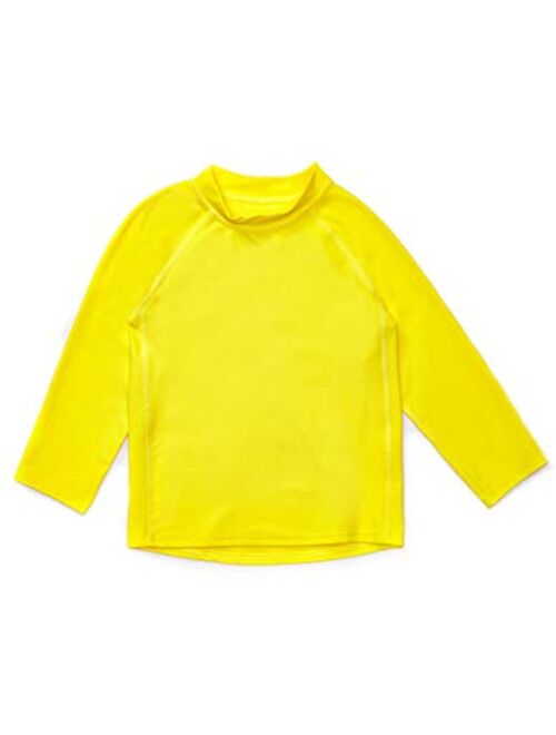 Leveret Long Sleeve Baby Boys Girls Rash Guard Sun Protected UPF + 50 Kids & Toddler Swim Shirt (12 Months-5 Toddler)