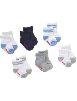 Cushion Heel & Toe Crew Socks, 6-pack (Baby Boys & Toddler Boys)