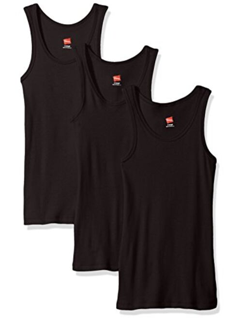 Hanes Little Girls' Ribbed Tank Top (Pack of 3)