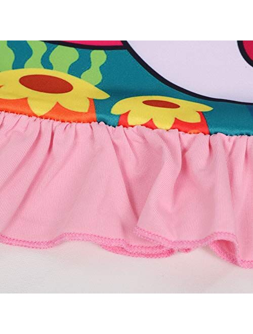 AOVCLKID Toddler Girls Baby Princess Pajamas Shark Cartoon Print Nightgown Dress