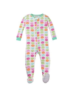 Organic Baby Girl, Boy, Unisex Footed or Footless Stretchie Pajamas, Sleepwear