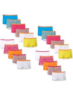 Girls' Big Cotton Underwear, Assorted Multipacks (Packs of 22 & 24)