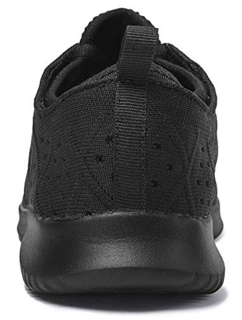 EVGLOW Women's Breathable Lightweight Mesh Slip On Tennis Walking Shoes (Size:5.5-11)