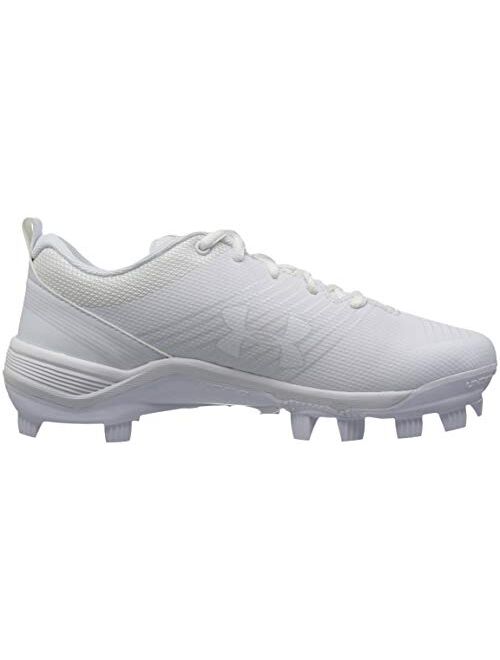 Under Armour Women's Glyde TPU Softball Shoe, White (100)/White, 6.5