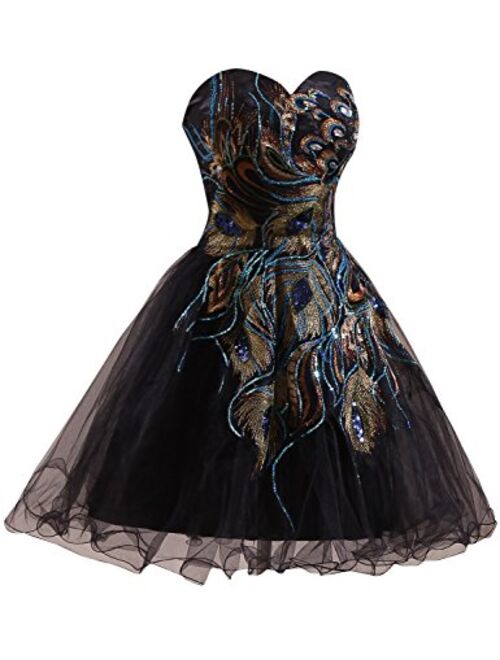 Clearbridal Women's Short Prom Dress Homecoming Party Gown 2020 for Juniors