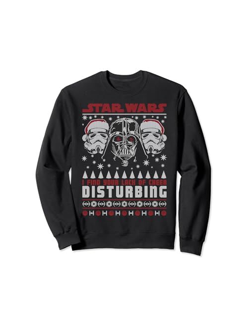 Star Wars Men's Lack of Cheer Ugly Christmas Sweater Sweatshirt
