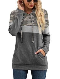BTFBM Women Fashion Color-Block Plaid Print Warm Fleece Long Sleeve Sweatshirt Zipper Sherpa Pocket Pullover Jacket Tops