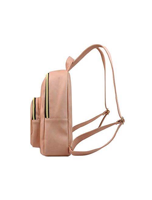 YANAIER Women Mini Backpack Purse PU Leather Anti-theft Backpack Ladies Girls Fashion Casual Travel Daypack Rucksack