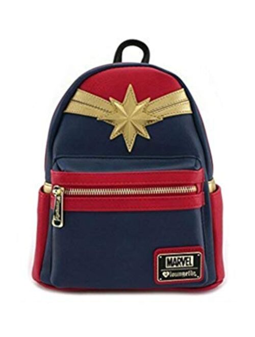 Loungefly Disney - CAPTAIN MARVEL RED SUIT - Cosplay Mini BackPack