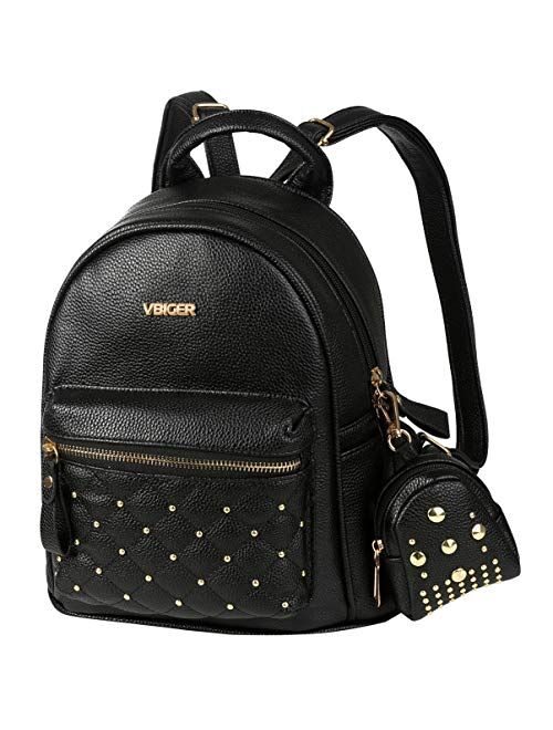 Buy VBG VBIGER PU Leather Mini Backpack Purse Fashion Travel Backpack ...