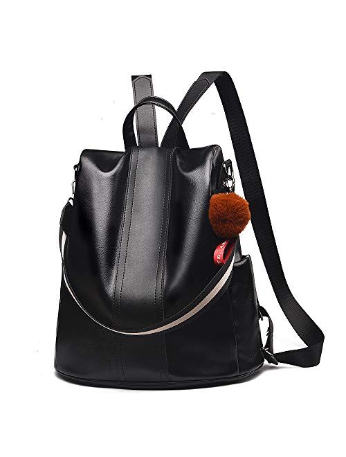 Women Backpack Purse Anti Theft Waterproof Detachable Covertible Casual Travel Shoulder Bag