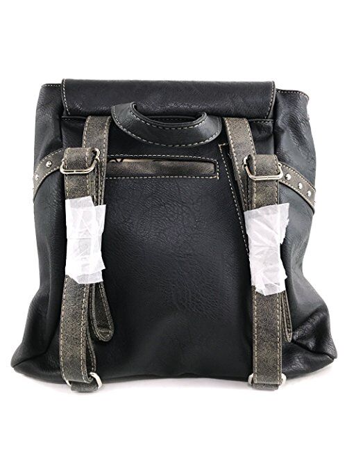 Justin West Trendy Western Cross Rhinestone Conceal Carry Women Backpack Purse