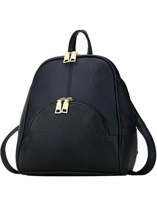 Buy KKXIU Casual Mini Backpack Small Daypacks Purse Synthetic Leather ...