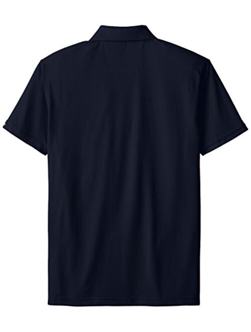 Nautica Men's Trim-Fit Solid Tech Pique Polo Shirt