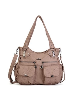 Angelkiss Women Top Handle Satchel Handbags Purse Shoulder Bag
